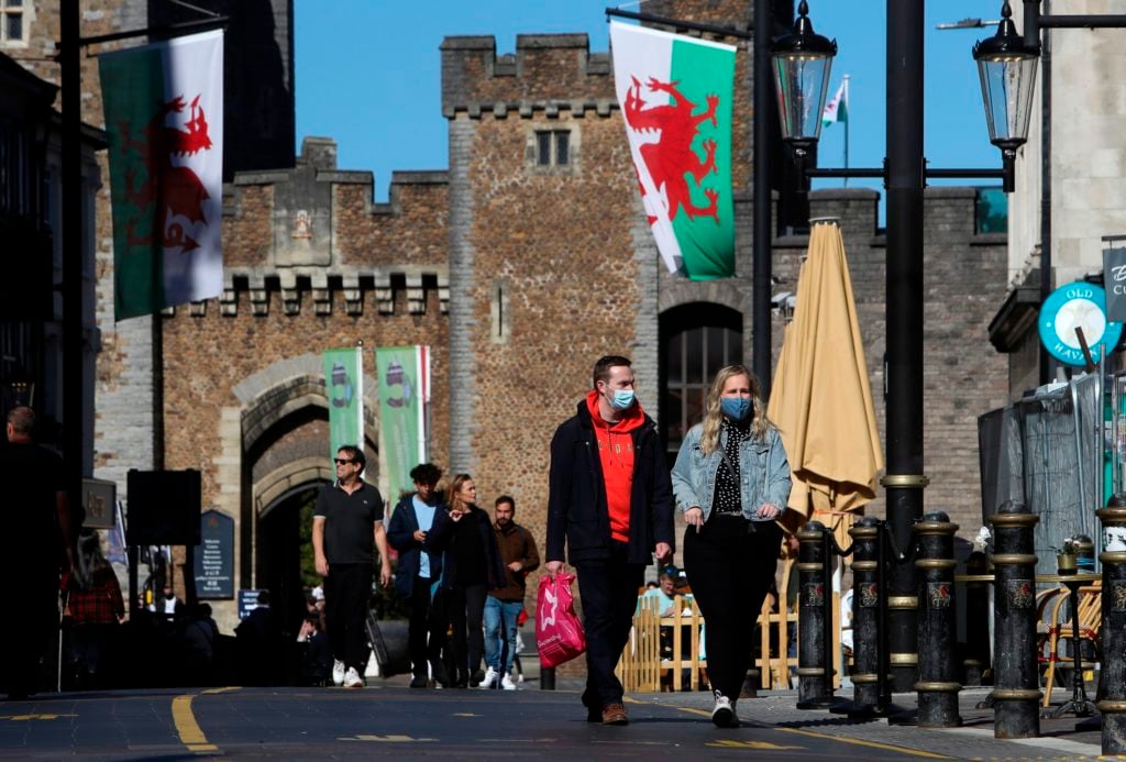 BRITAIN-HEALTH-WALES-VIRUS