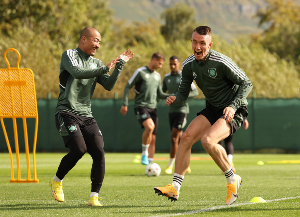 Celtic FC Training Session And Press Conference