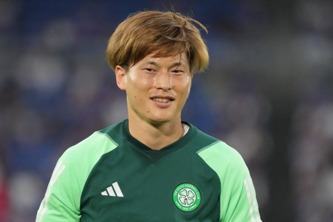 Kyogo Furuhashi comes in to his own after being asked about Celtic by  Japanese reporter