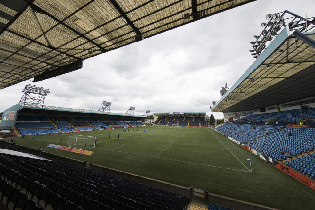 A general view of Rugby Park, the home of Kilmarnock FC