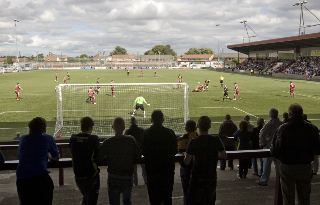 UK - Larbert - Scottish Football Match