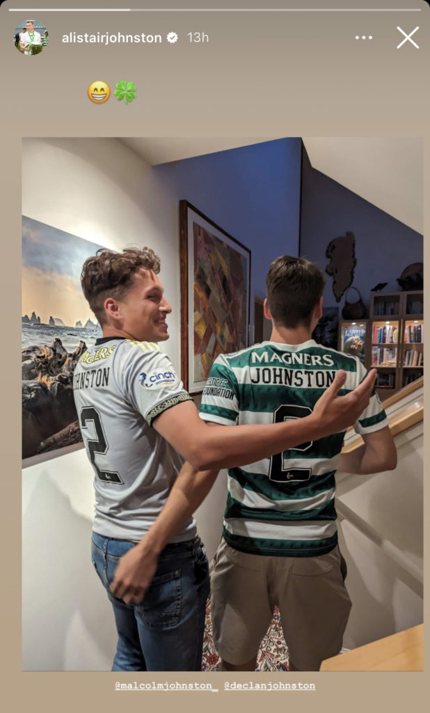 Alistair Johnston on Instagram