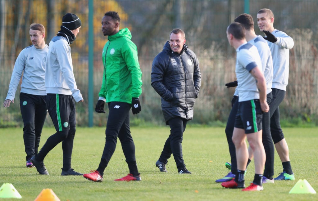 Celtic Training Session and Press Conference