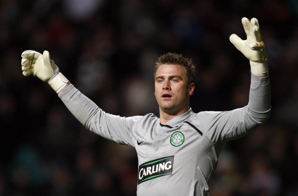 Celtic's Polish goalkeeper Artur Boruc w
