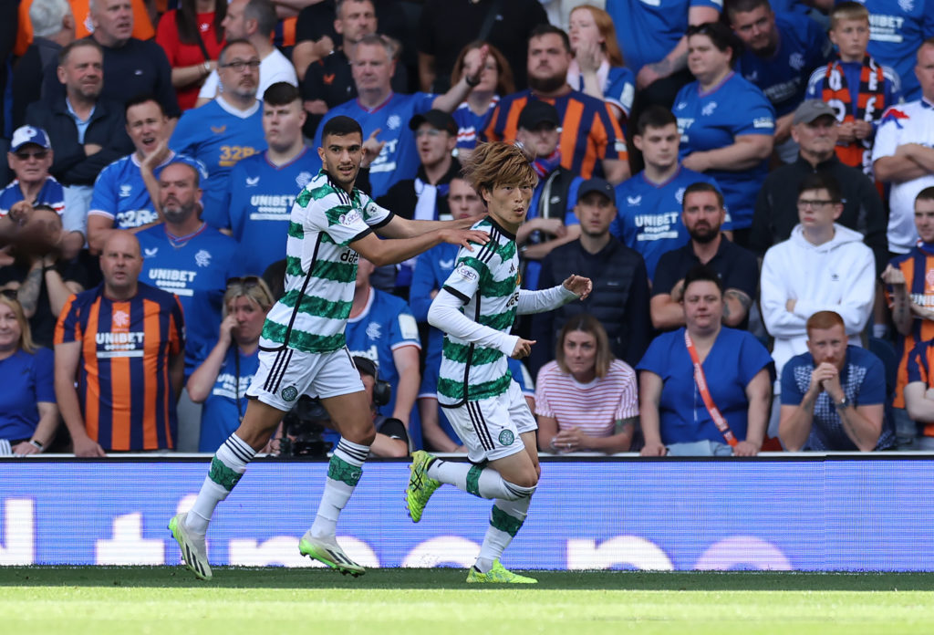 Kyogo Furuhashi gives Celtic win at Rangers to turn up pressure on Beale, Scottish Premiership