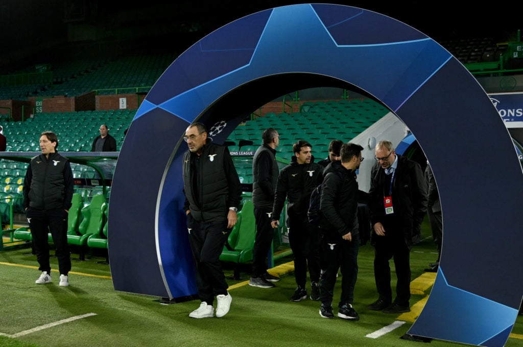 SS Lazio Training Session And Press Conference - UEFA Champions League 2023/24
