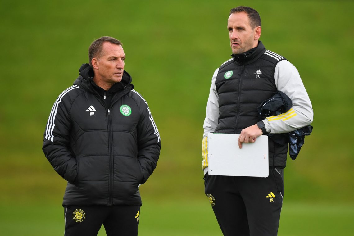 Exciting Celtic teenager spotted getting chance to impress Brendan Rodgers  in Lennoxtown training