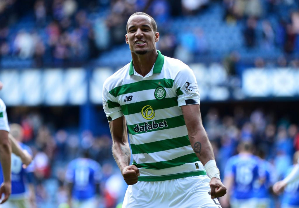 Christoper Jullien in action for Celtic against Rangers at Ibrox, September 01, 2019.