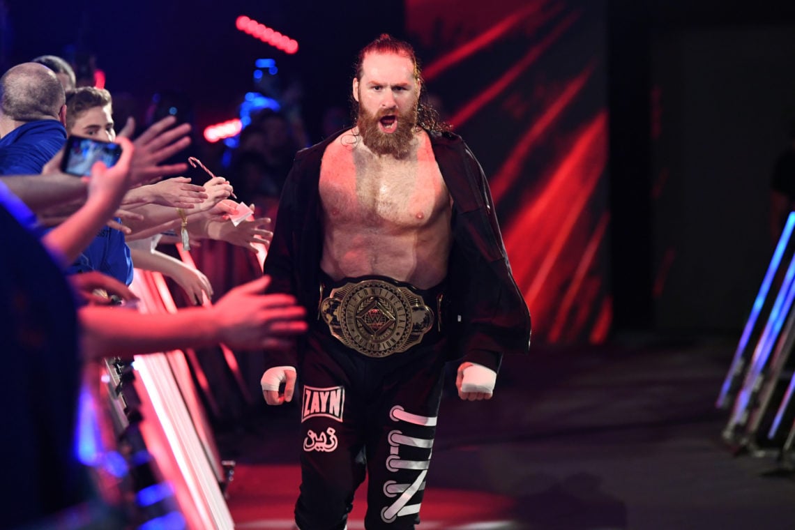 WWE champion Sami Zayn shows his Celtic colours backstage at Toronto ...