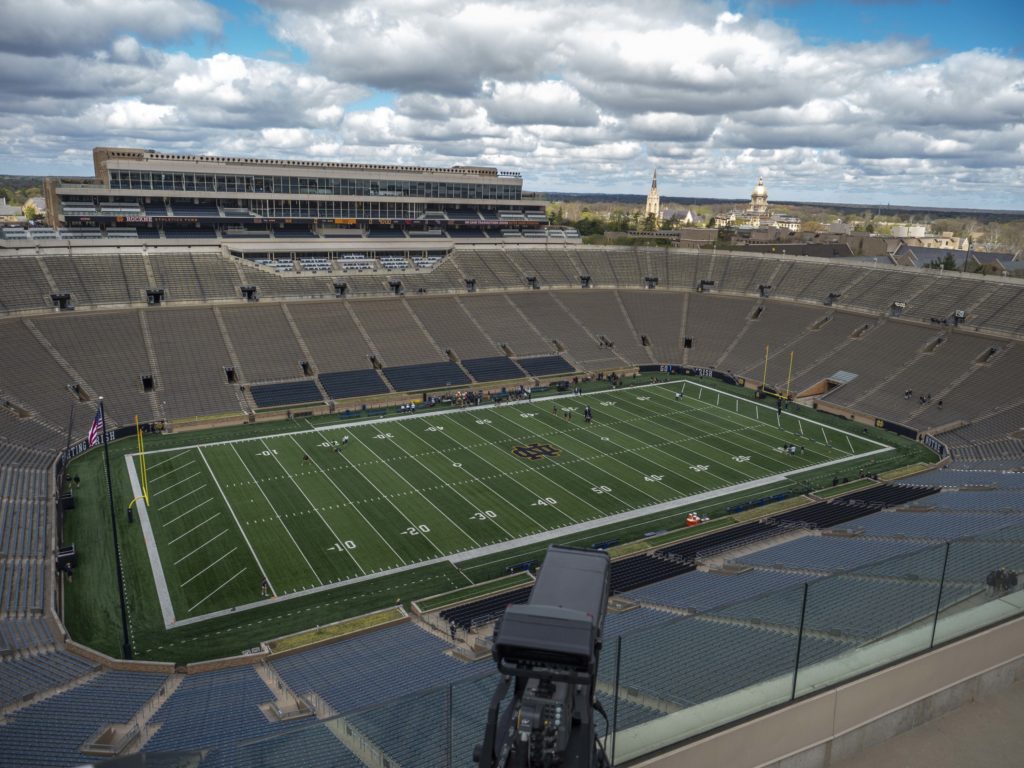 COLLEGE FOOTBALL: APR 20 Notre Dame Spring Game