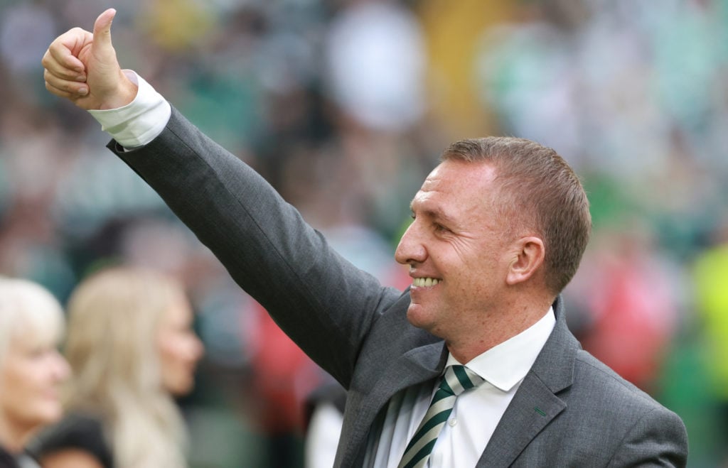 Brendan Rodgers manager of Celtic during the cinch Premiership match between Celtic FC and Kilmarnock FC at Celtic Park on August 4, 2024 in Glasgo...