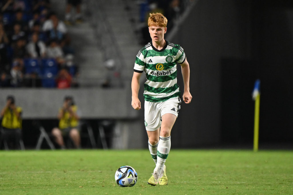 Ben Summers of Celtic in action during the pre-season friendly between Celtic and Gamba Osaka at Panasonic Stadium Suita