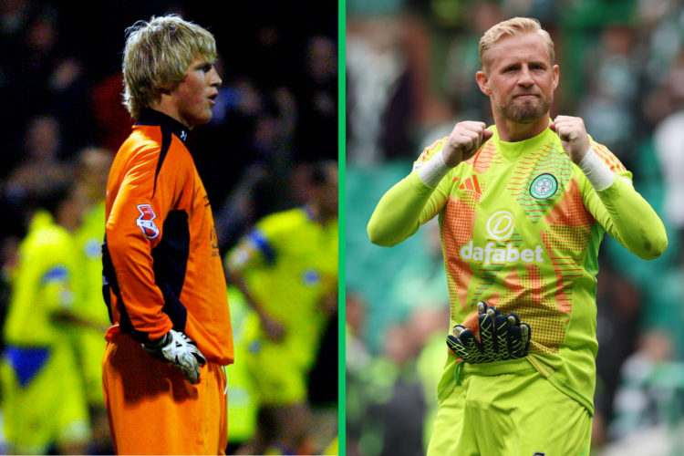 Kasper Schmeichel Falkirk and Celtic