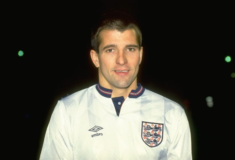 14 Nov 1989:  Portrait of Steve Bull of England ''B'' before a match against Italy at the Goldstone Ground in Brighton, England.  Mandatory Credit:...