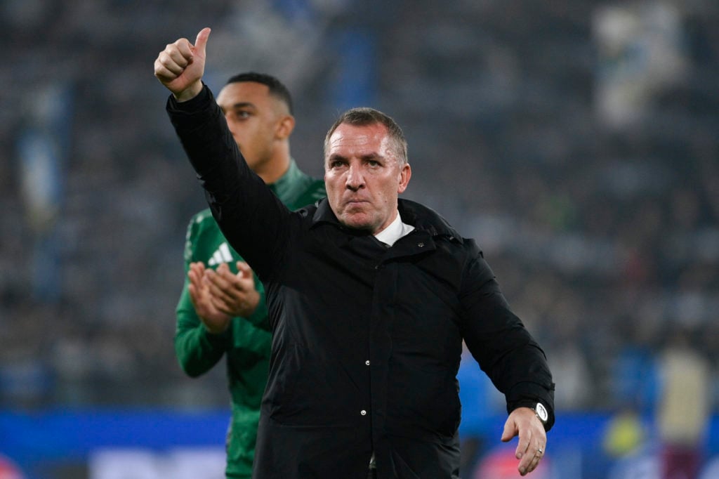 Brendan Rodgers Head Coach of Celtic FC reacts after a full match 0-0 draw against Atalanta BC during the UEFA Champions League 2024/25 League Phase MD3...