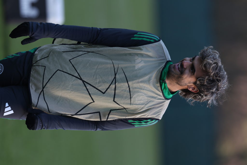 Celtic FC Training Session And Press Conference - UEFA Champions League 2024/25 League Phase MD8