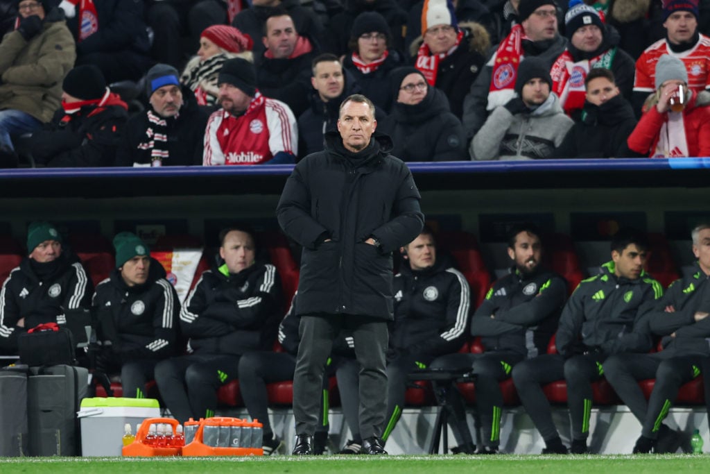 Coach Brendan Rodgers of Celtic F.C. seen during the UEFA