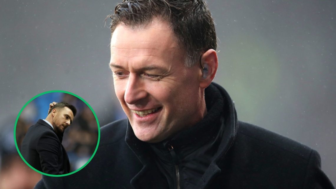 An image of Celtic icon Chris Sutton with an inset of Rangers manager Barry Ferguson.