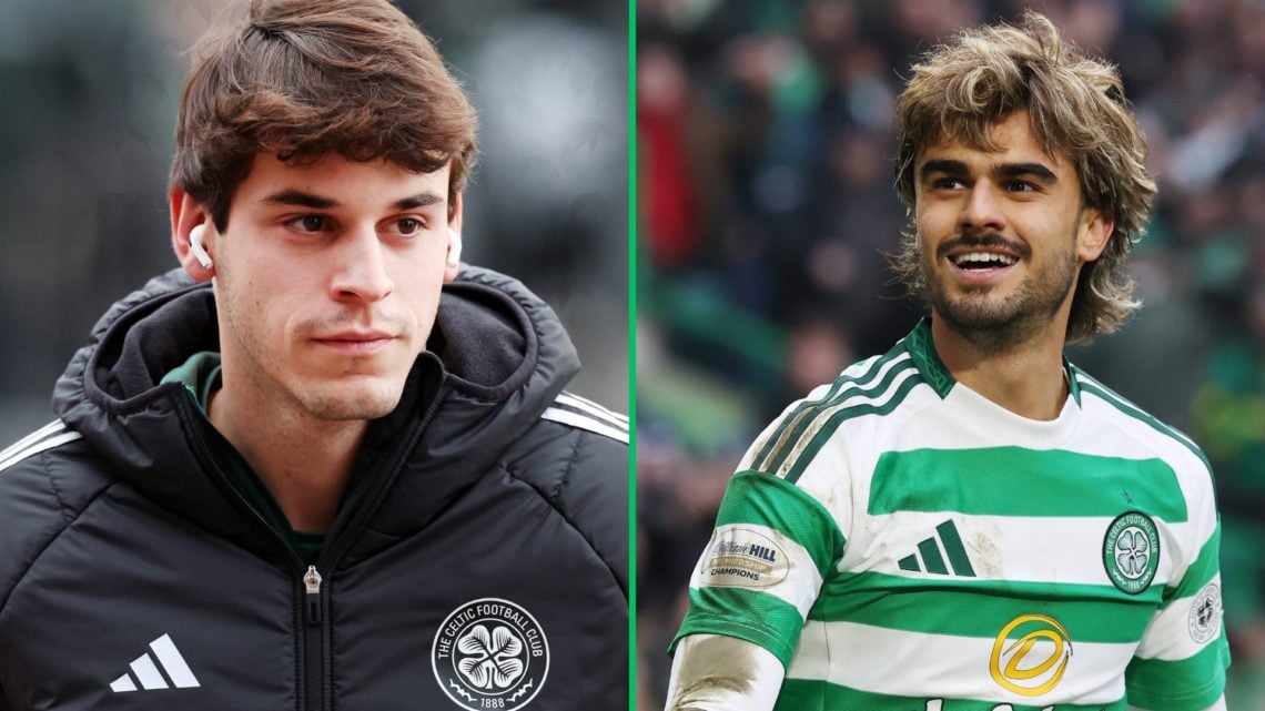 Split image of Paulo Bernardo and Jota at Celtic