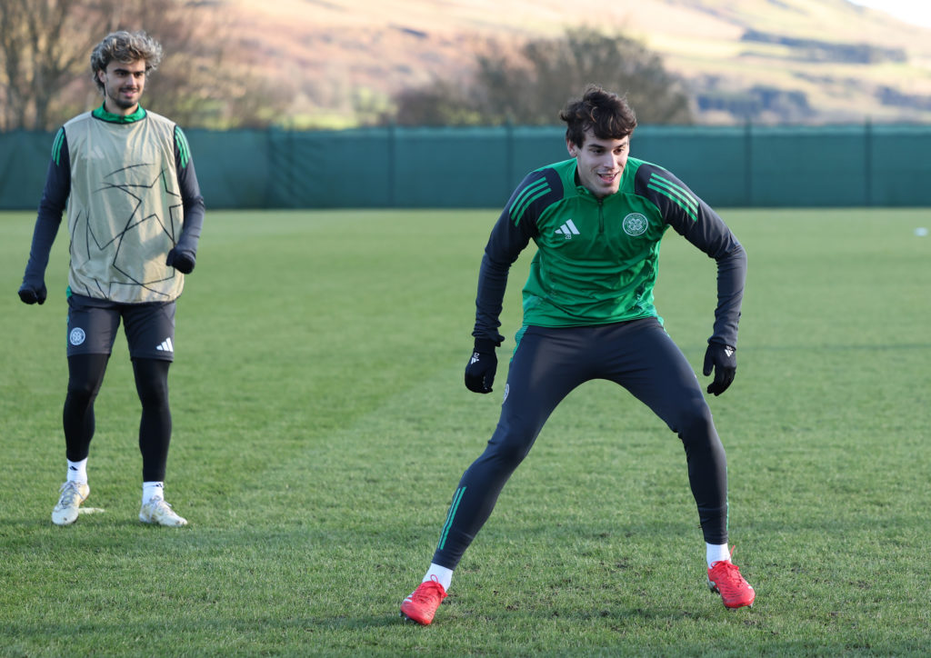 Celtic FC Training Session And Press Conference - UEFA Champions League 2024/25 League Phase MD8