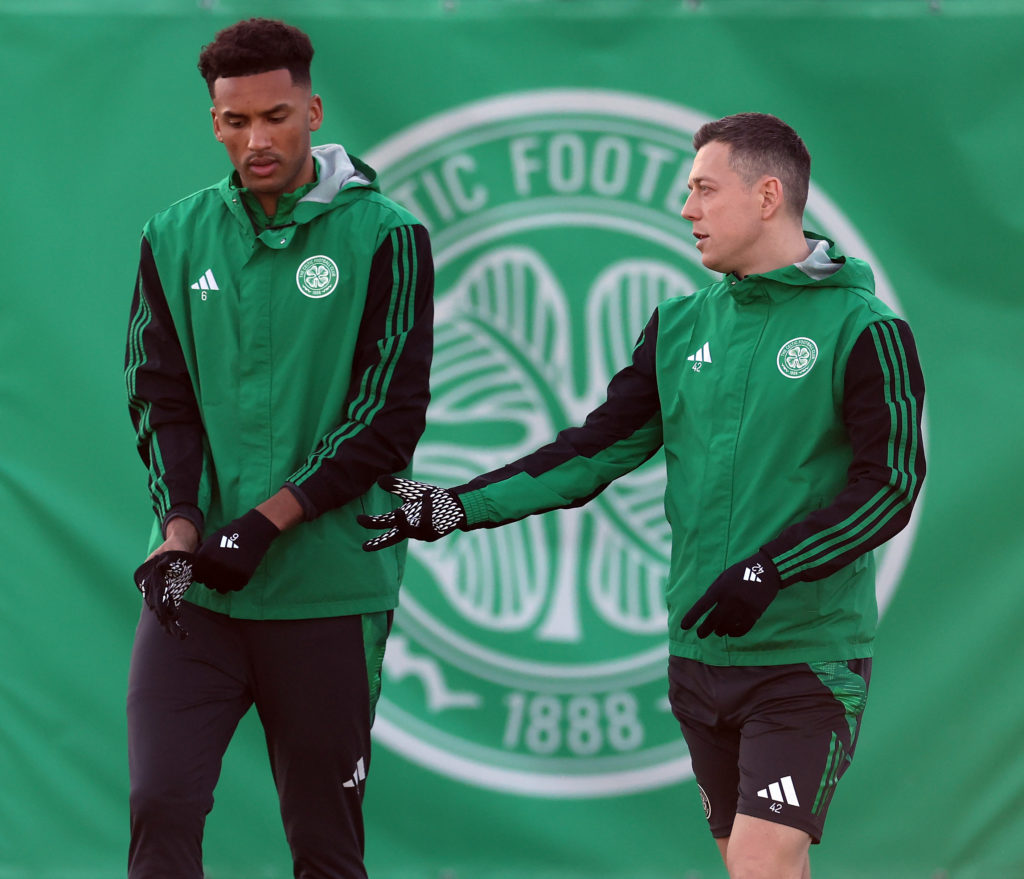 Celtic FC Training Session And Press Conference - UEFA Champions League 2024/25 League Phase MD8