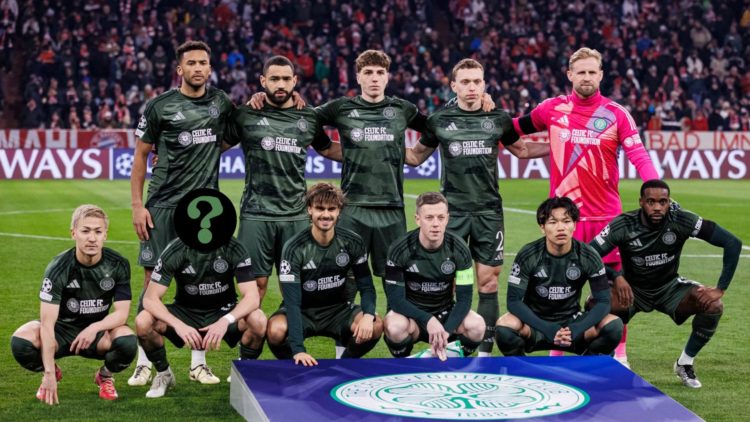 FC Bayern München v Celtic FC - UEFA Champions League 2024/25 League Knockout Play-off Second Leg with player face blanked out