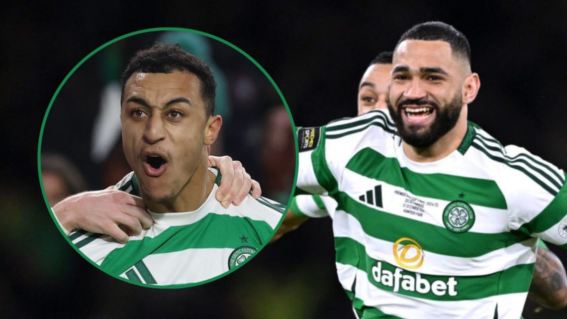Cameron Carter-Vickers and Adam Idah left inset