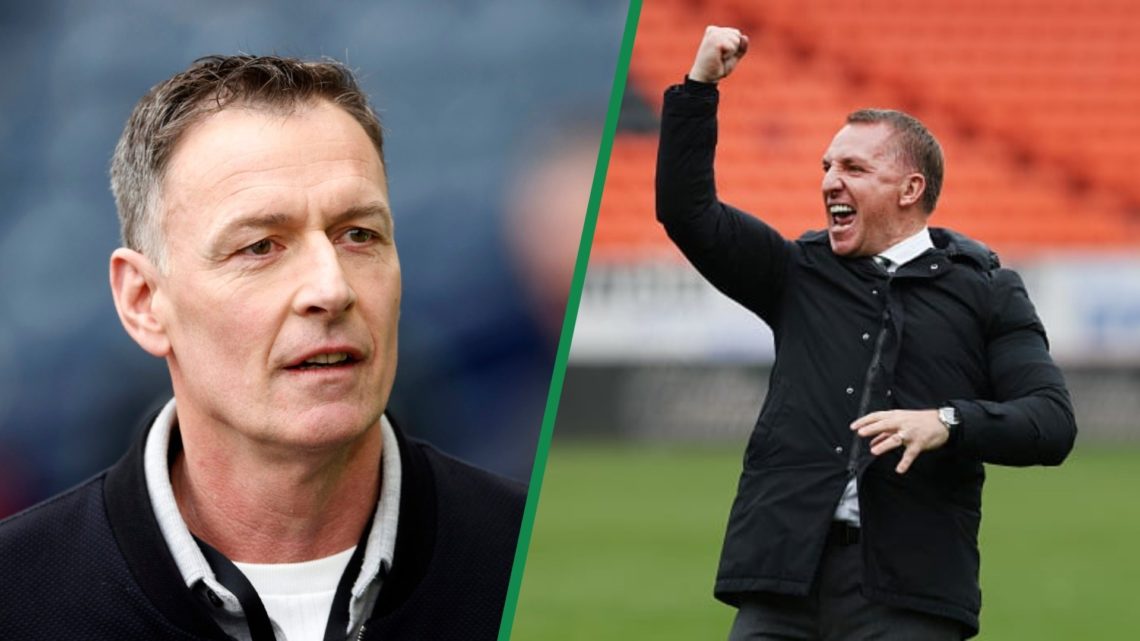 Chris Sutton left and Brendan Rodgers right
