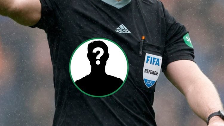 Mystery SFA referee with mystery icon inset centre