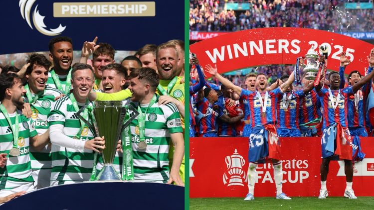 Celtic lift the 2024/25 Premiership title at Parkhead and Crystal Palace win the FA Cup at Wembley