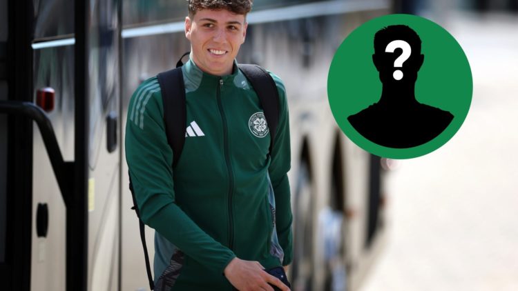 Arne Engels prepares for Celtic's Scottish Premiership encounter against Hibernian, May, 2025.