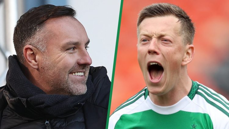 Kris Boyd left and Callum McGregor right