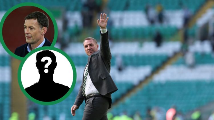 Celtic manager Brendan Rodgers waving at the Parkhead crowd against Hibernian. Chris Sutton at St Mary's for a friendly match between England U21s ...