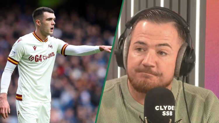 Lennon Miller points to a Motherwell teammate during a league game, Ross McCormack provides his opinion on the latest broadcast of the Clyde 1 Supe...