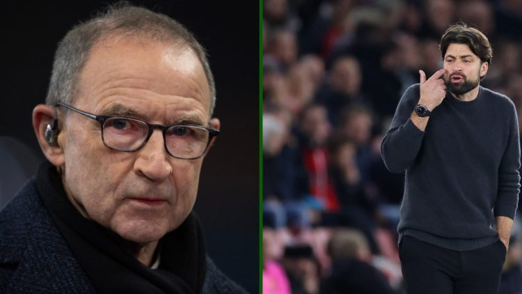 Split image of Celtic legend Martin O'Neill and new Rangers manager Russell Martin.