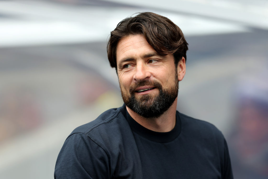 Russell Martin watches on during Rangers vs Club Brugge