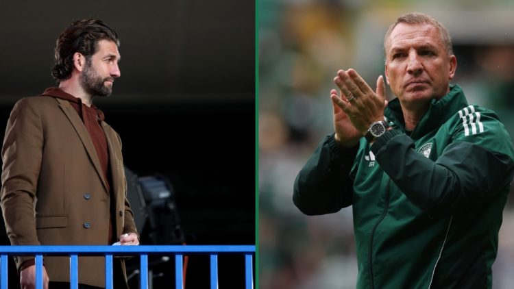 Ex-Celtic player Charlie Mulgrew in attendance for a Scotland match, Brendan Rodgers applauds the Celtic fans after the win against Newcastle United