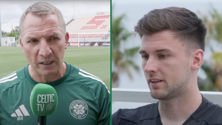 Brendan Rodgers speaks to Celtic TV after Celtic lost to Estrela da Amadora, Kieran Tierney speaks to Celtic TV as part of their podcast series