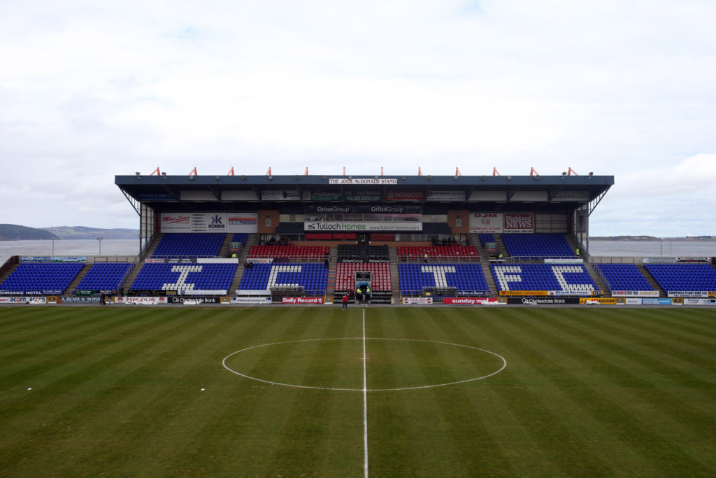 General view of the Caledonian Stadium, home of Inverness Caledonian Thistle FC