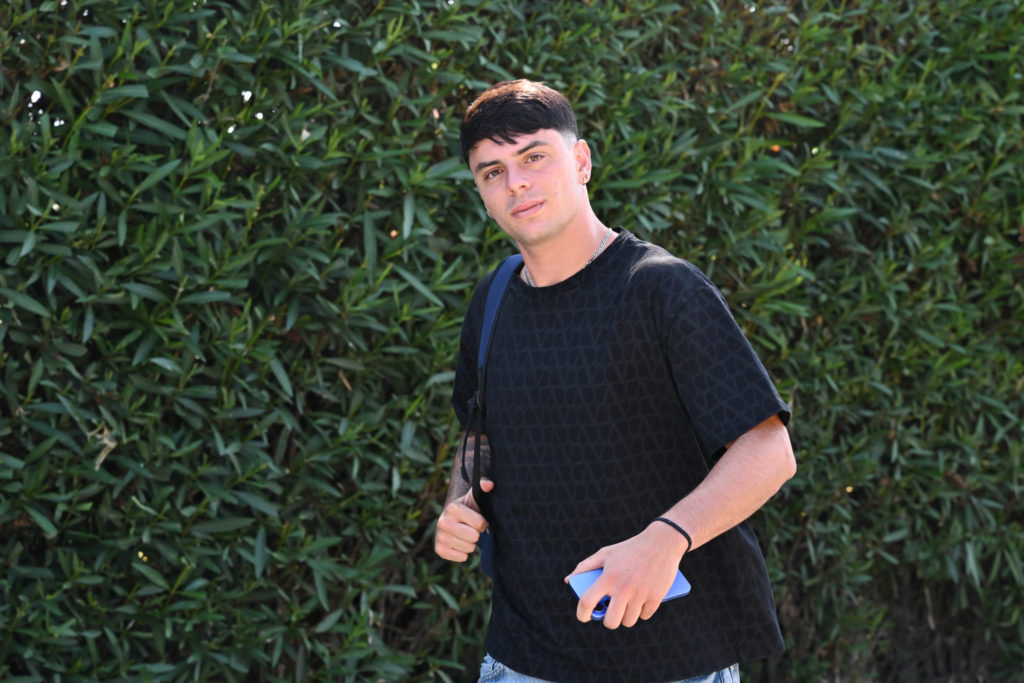 Giuseppe Ambrosino of SSC Napoli attends the first tests of the 2025/26 season
