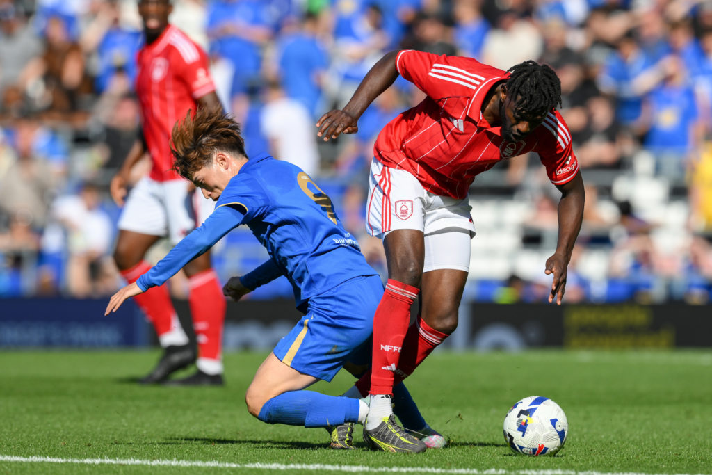 Celtic hero Kyogo Furuhashi in action for Birmingham City v Nottingham Forest - Pre-season Friendly