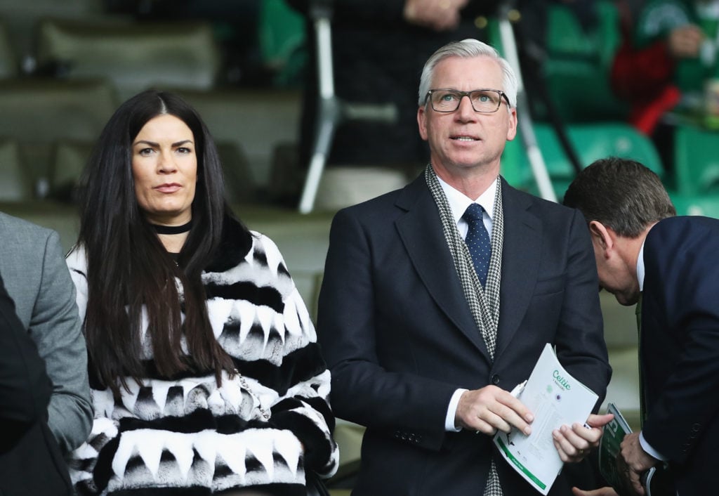Alan Pardew taking in Celtic v Rangers in the Ladbrokes Scottish Premiership
