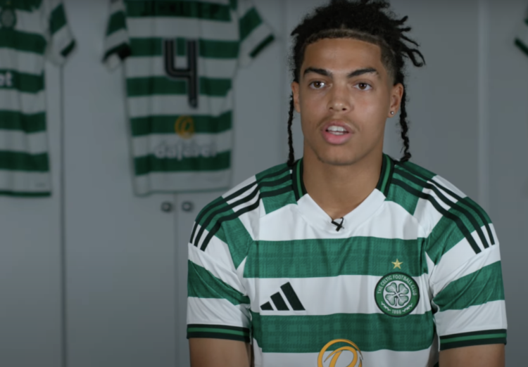 Jahmai Simpson-Pusey speaks to Celtic TV after becoming a new signing