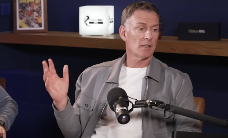 Chris Sutton speaking on the SPFL's The Warm-Up podcast in August 2025