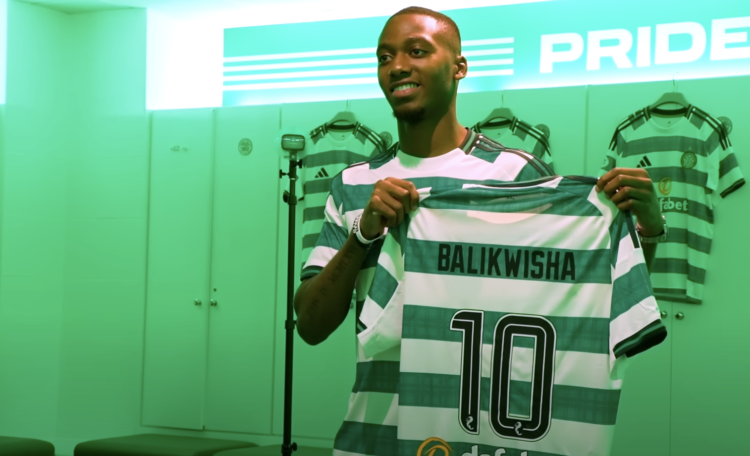Michel-Ange Balikwisha is unveiled as a brand-new Celtic player