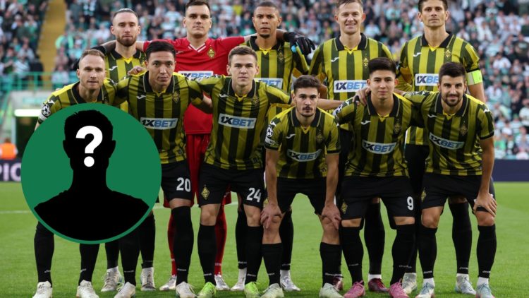 Kairat Almaty pose for a photo for a team group prior to the UEFA Champions League Play-offs Round First Leg match between Celtic and Kairat Almaty...