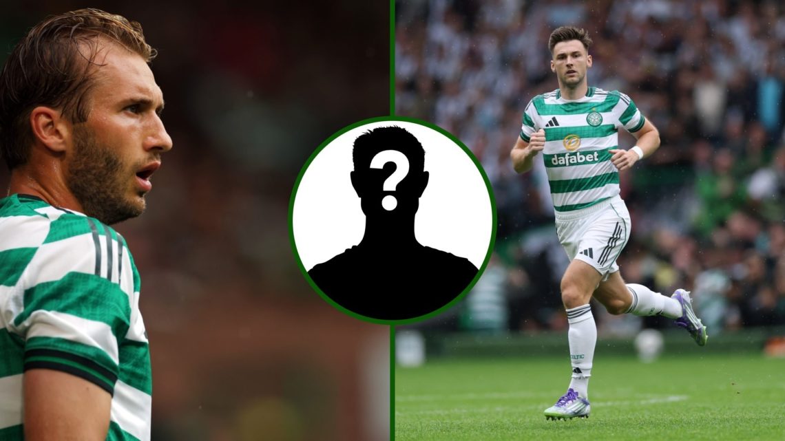 Split image of Celtic duo Benjamin Nygren and Kieran Tierney