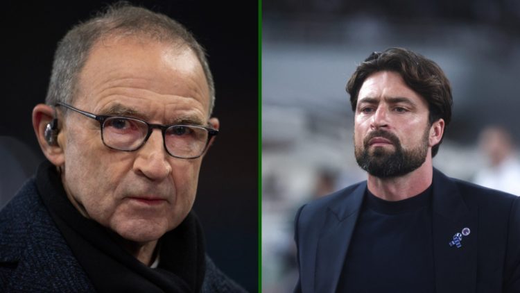 Split image of Rangers manager Russell Martin and former Celtic boss Martin O'Neill.