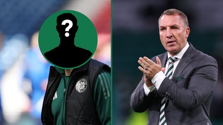 Callum McGregor arrives for the Scottish Cup semi-final vs Aberdeen, an inset of a mystery man, Brendan Rodgers applauds the Celtic fans after the ...