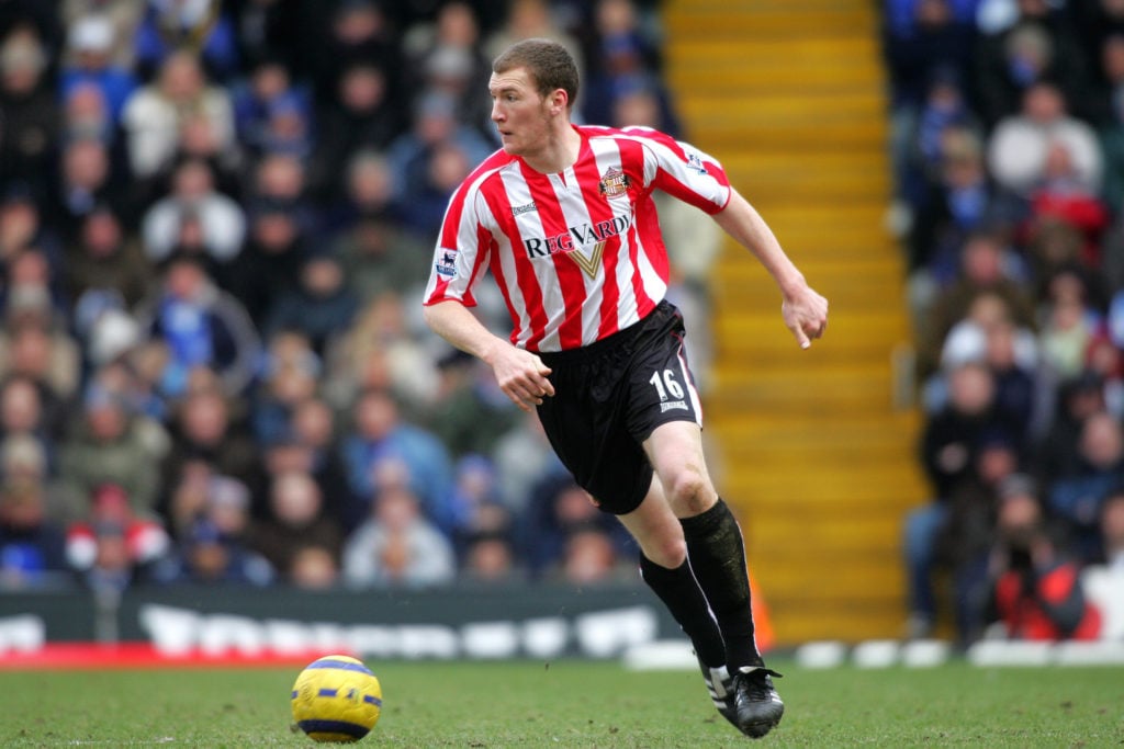 Kevin Kyle of Sunderland on the ball during the Premier League match between Birmingham City and Sunderland